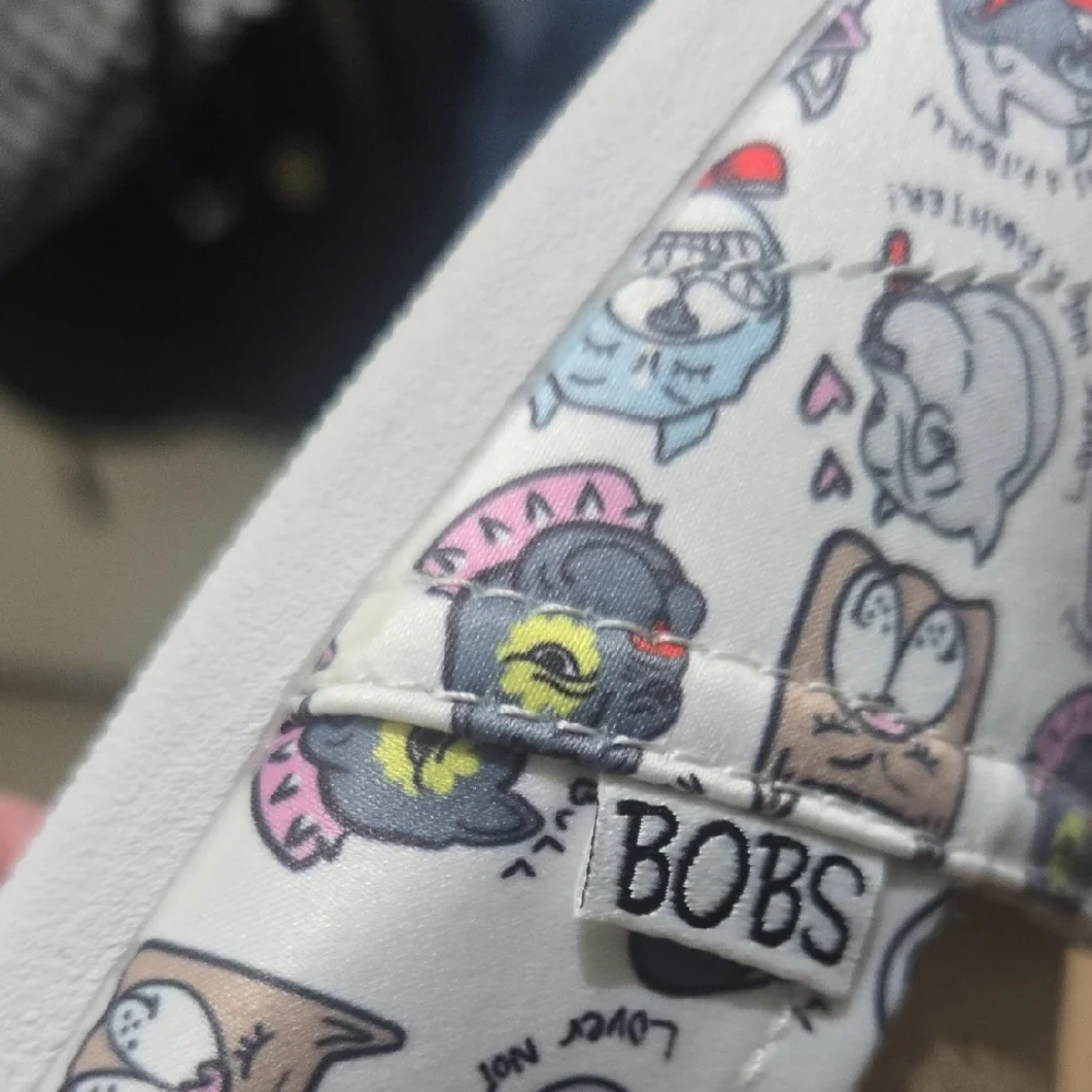 BOBS from Skechers White and Orange Slip-Ons - Picture 13 of 16